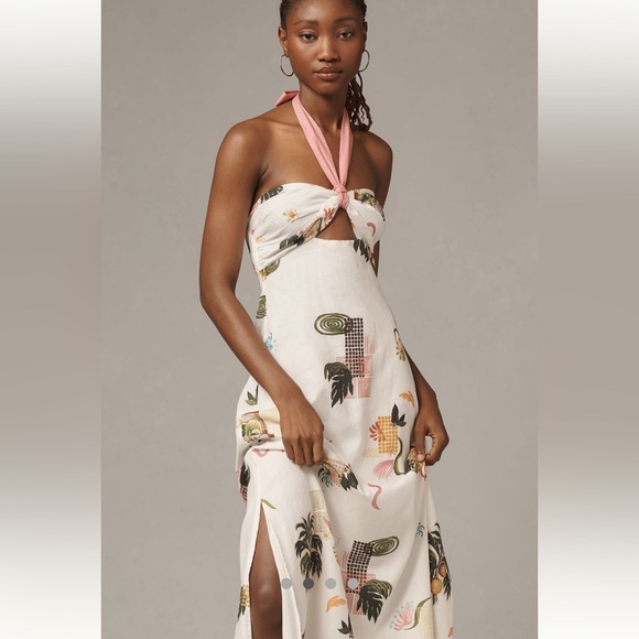 Anthropologie NWT Sancia Hallie Halter Dress size XXS. - Picture 3 of 8